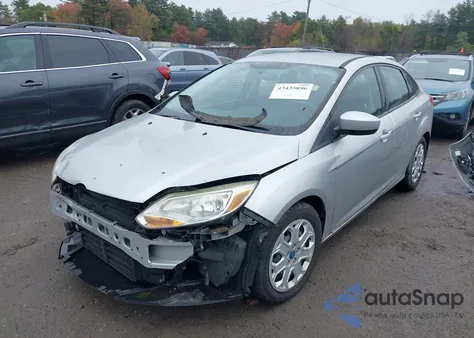 2012 Ford Focus Se from USA, damaged, VIN 1FAHP3F21CL103901